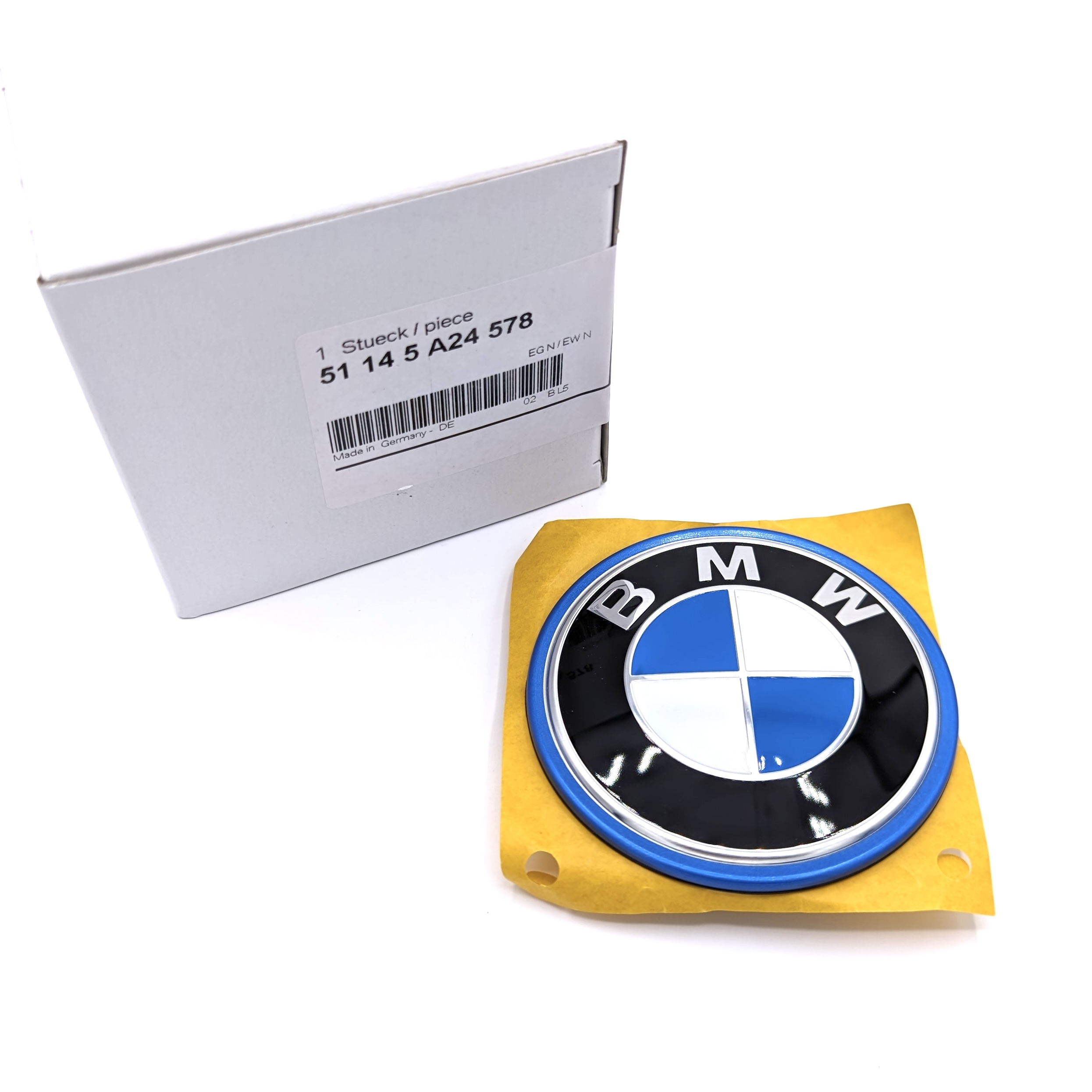 NEU Original BMW 3D Emblem Plakette Ø 74mm G20 3er G28 G30 G31 G38 51145A24578